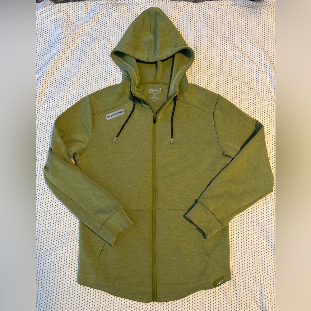 Legends Olive Green Full Zip Hoodie
